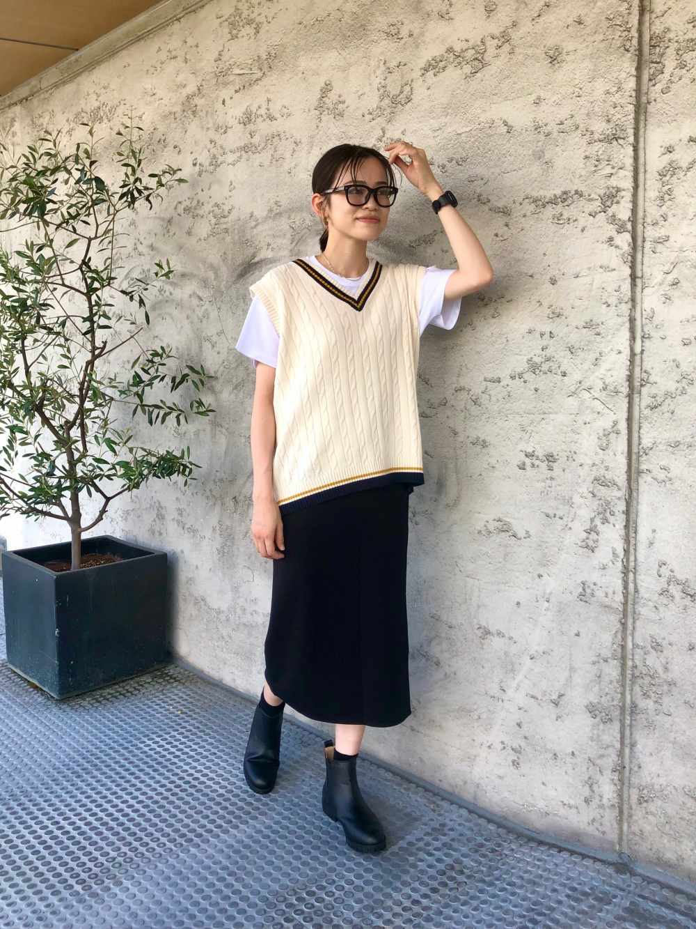 COOTIE - 23SS クーティ ボーダー オーバーサイズ 半袖Tシャツ M