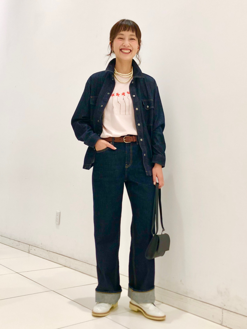 KIDS デニムシャツジャケット、PEACE FOR ALL グラフィックTシャツ