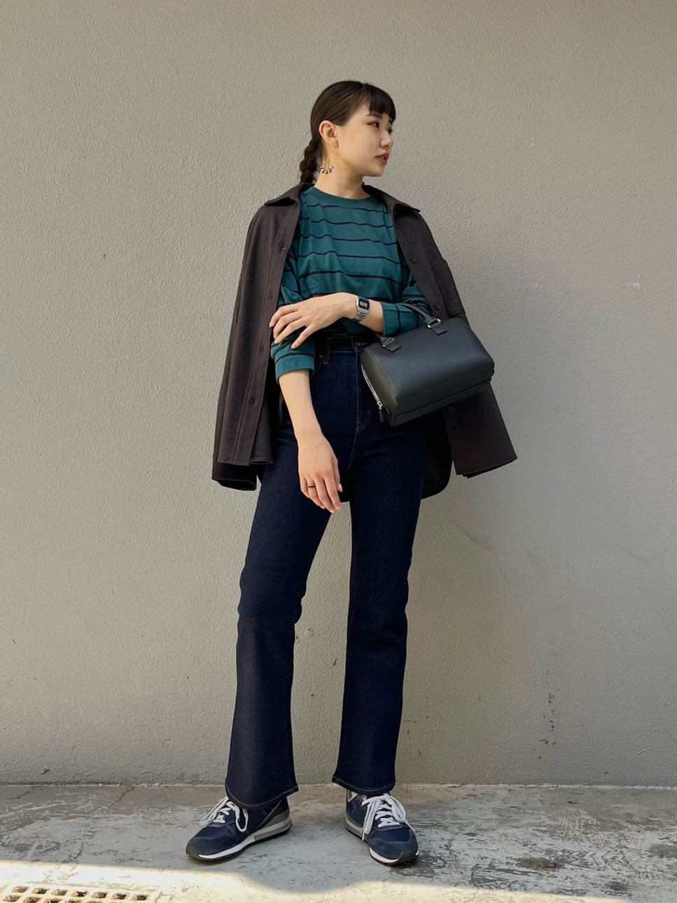 168 cm / BRUSHED JERSEY SHIRT JACKET (MATCHING TROUSERS AVAILABLE): L