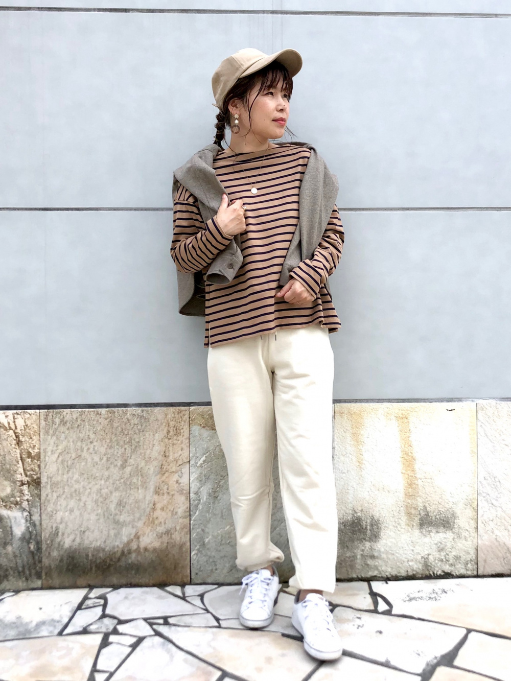 ヒートテックタートルネックT（長袖）、ボーダーTシャツ（長袖