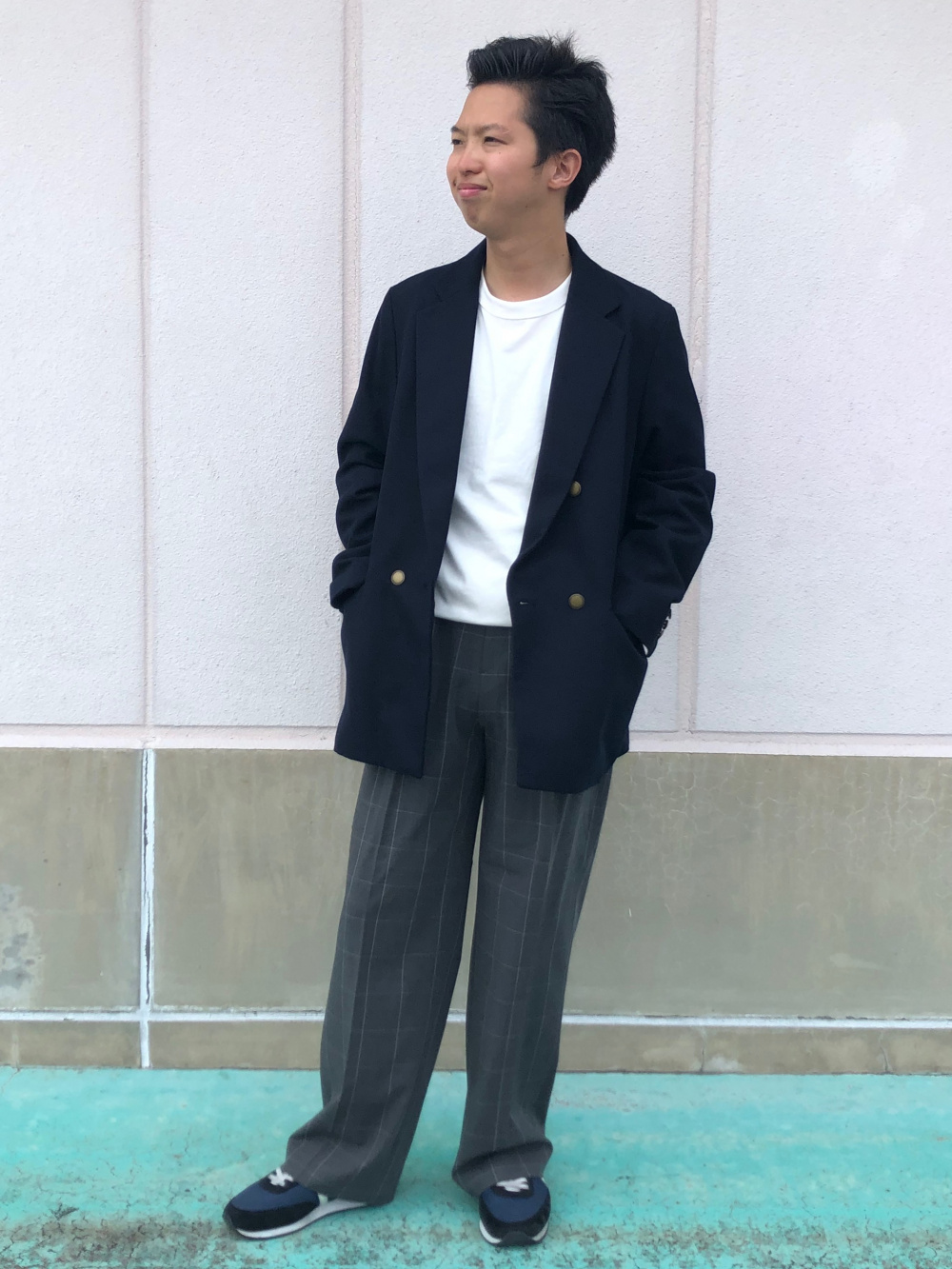 オーバーサイズ ジャケット 春秋 クロップド アウター メンズ オーバーサイズクロップドジャケット | ファッション通販サイト NUGU
