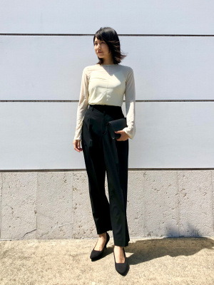 ユニクロ公式 | シアークルーネックTシャツ（長袖）