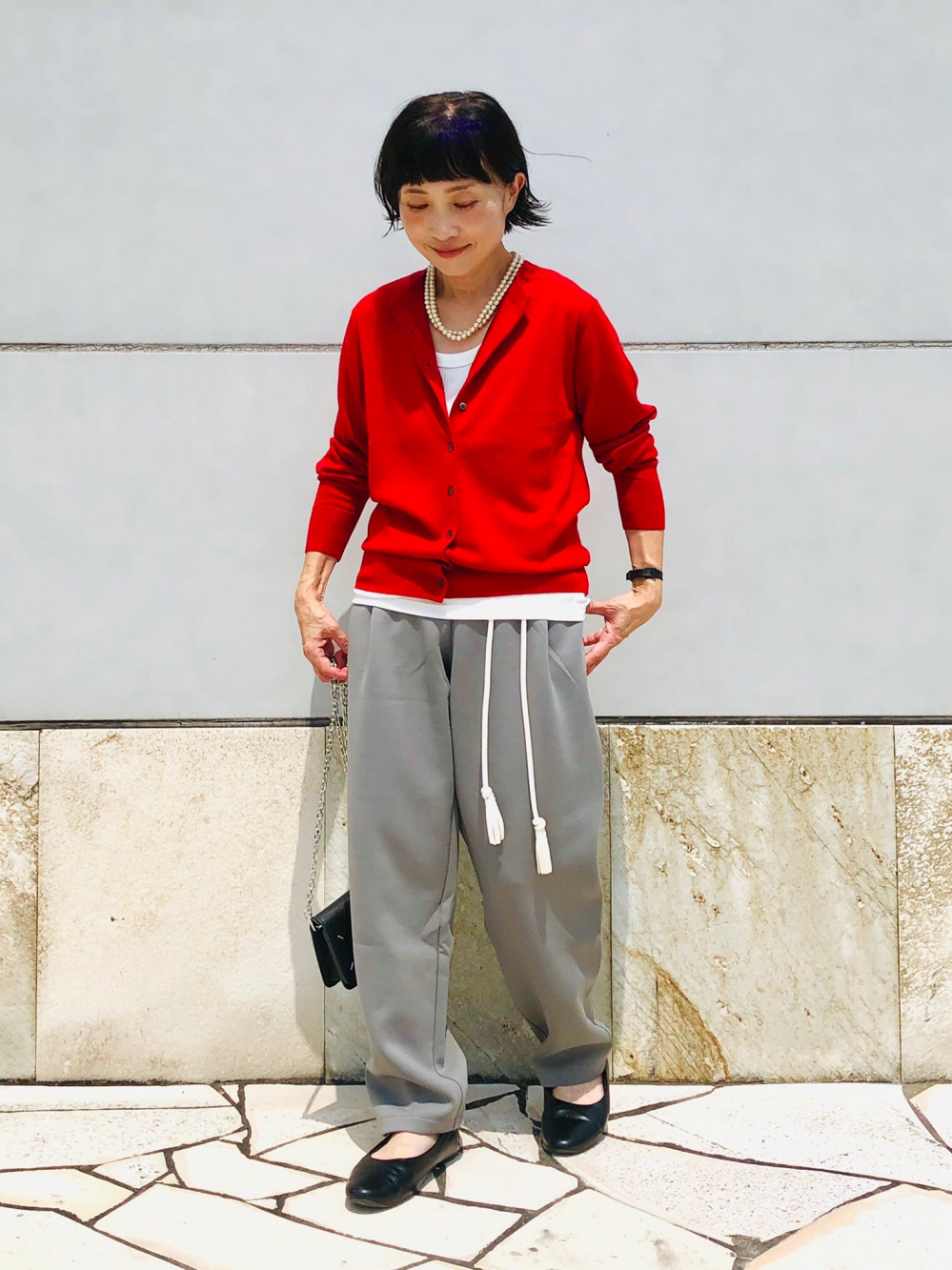 ドライスウェットタックテーパードパンツ 丈標準66 5 68 5cm セットアップ可能 コットンオーバーサイズt 半袖 の着用コーディネート ユニクロ