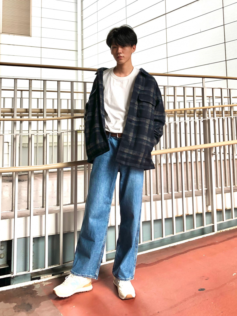 183 cm / OVERSHIRT JACKET: XL