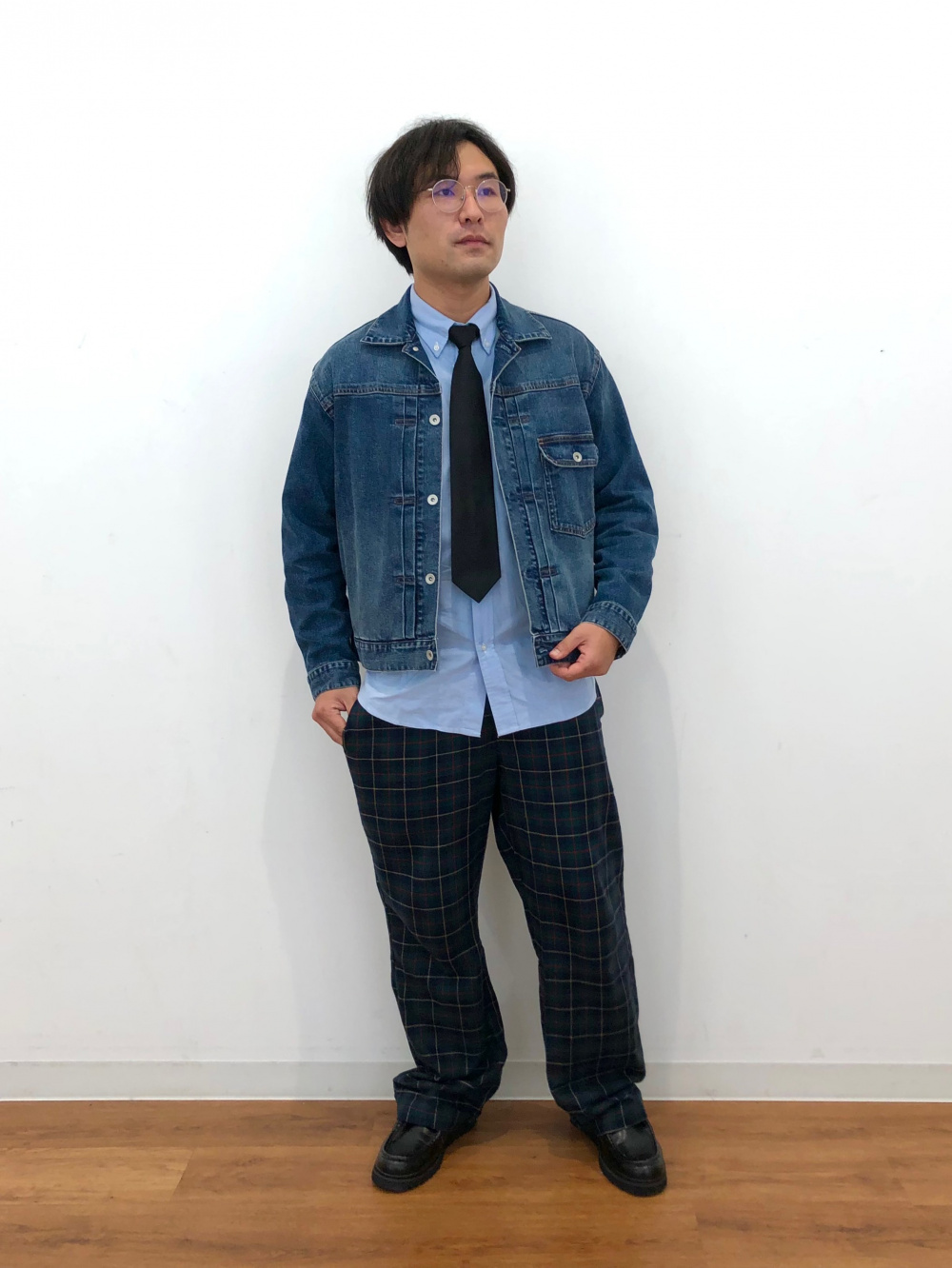 DESCENDANT ディセンダント カシャロ刺繍 オックスフォード