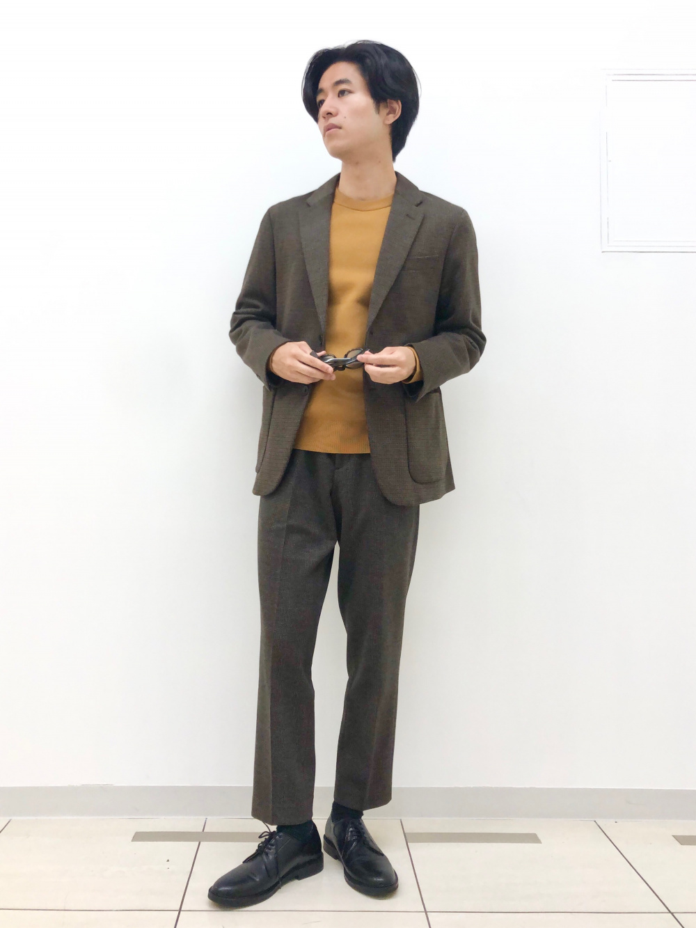 172 cm / COMFORT 2B JACKET (GLEN PLAID, STANDARD LENGTH) (MATCHING TROUSERS AVAILABLE): M