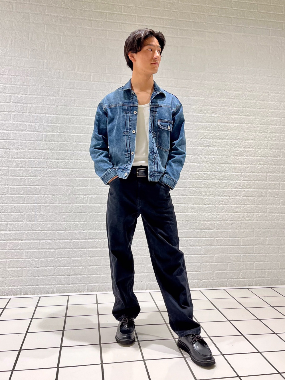 デニム タンクトップ - 通販 - guianegro.com.br