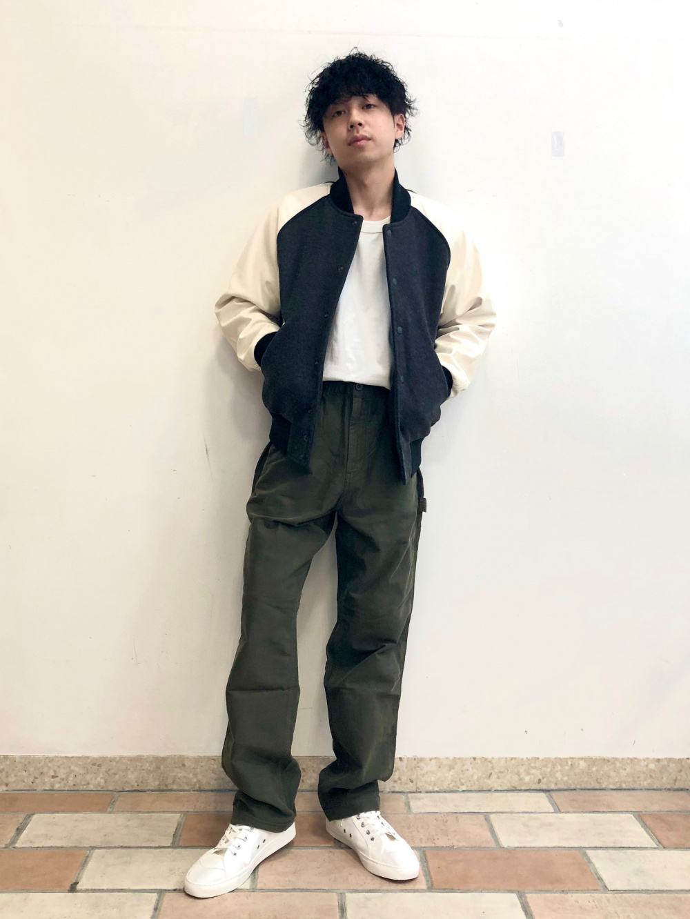 168 cm / BASEBALL JACKET: S