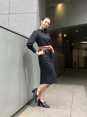 ユニクロ公式 | ロングシャツワンピース（長袖）