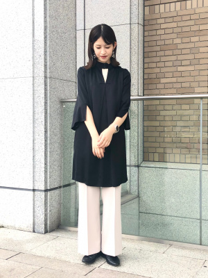 ユニクロ公式 | ドレープフレアパンツ（丈標準68～70cm）