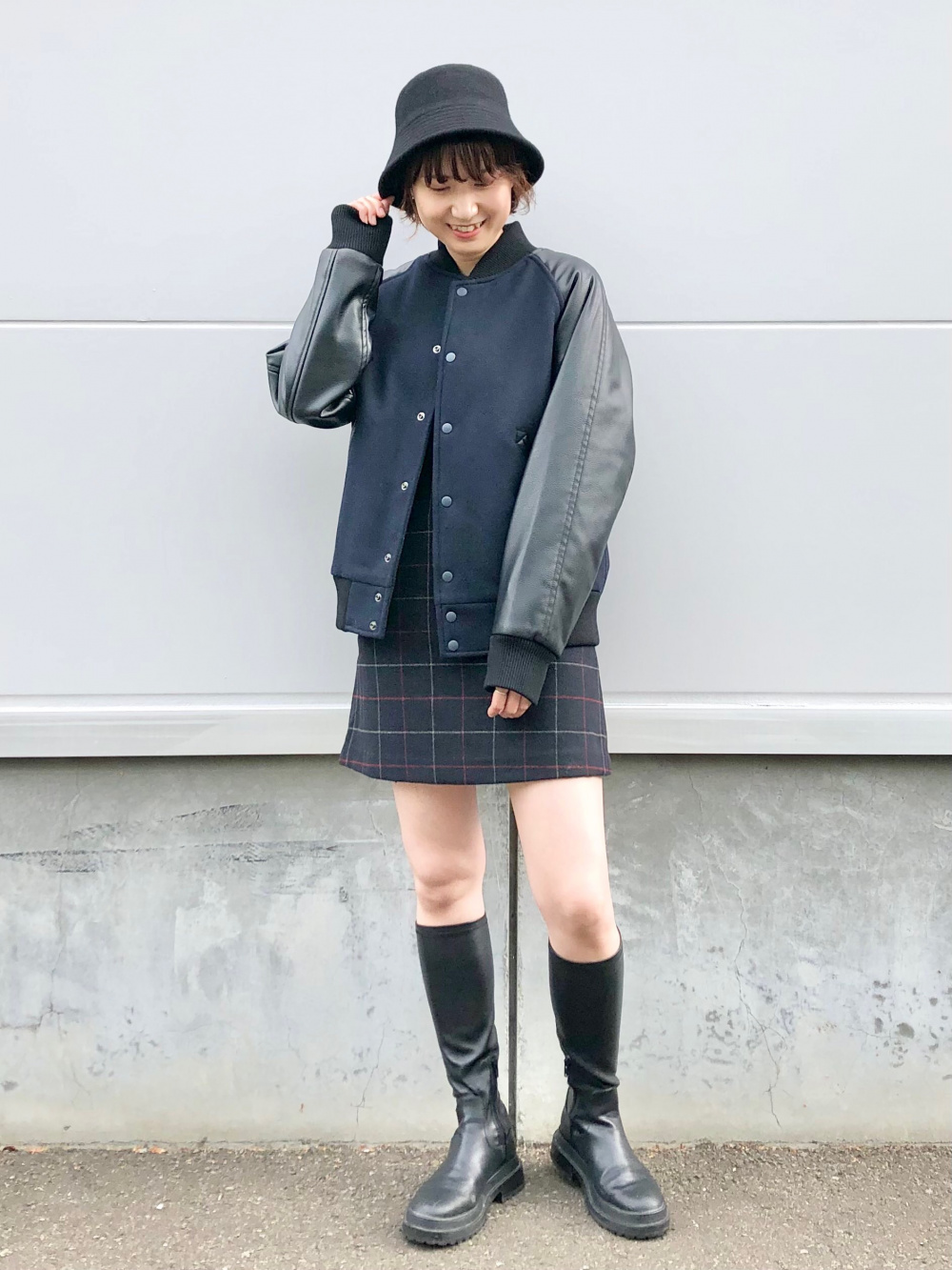 164 cm / BASEBALL JACKET: M