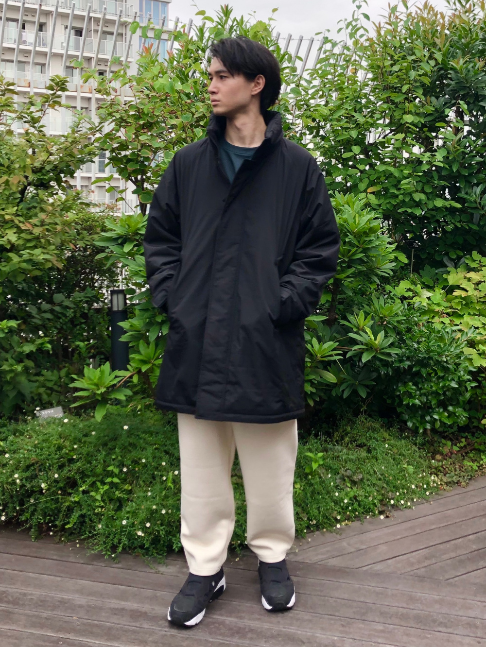 UNIQLO 防風 パデッドコート ブラックXL 新品 OVY 大藤氏着用ブラック