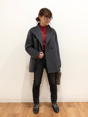 ユニクロ公式 | ダブルフェイスショートコート