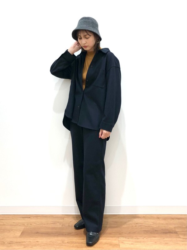 ブラッシュドジャージーパンツ（丈長め75cm）セットアップ可能