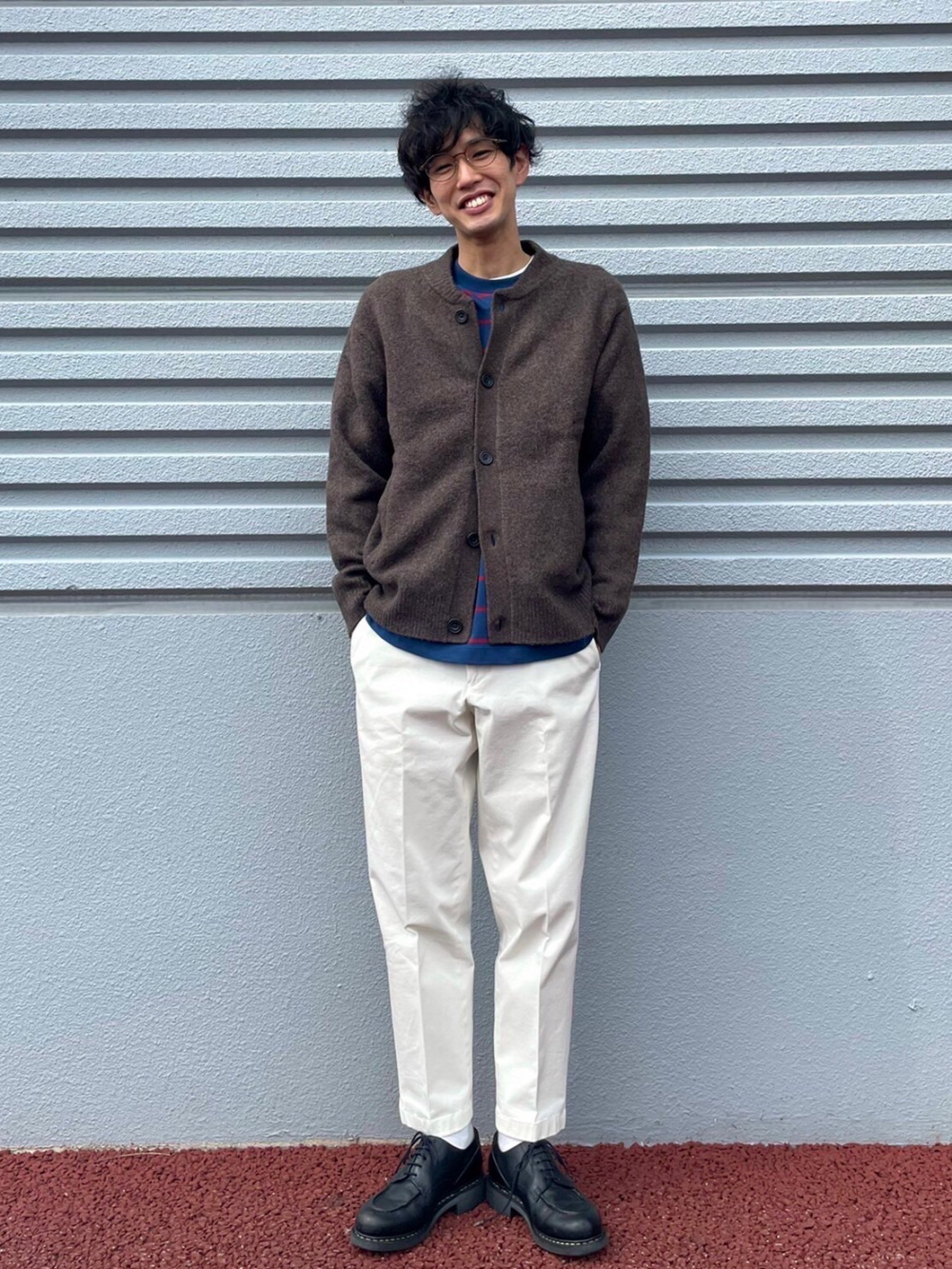 オーバーサイズオープンカラーシャツ 半袖 スマートアンクルパンツ2wayストレッチ コットン 丈標準64 5 70 5cm の着用コーディネート ユニクロ