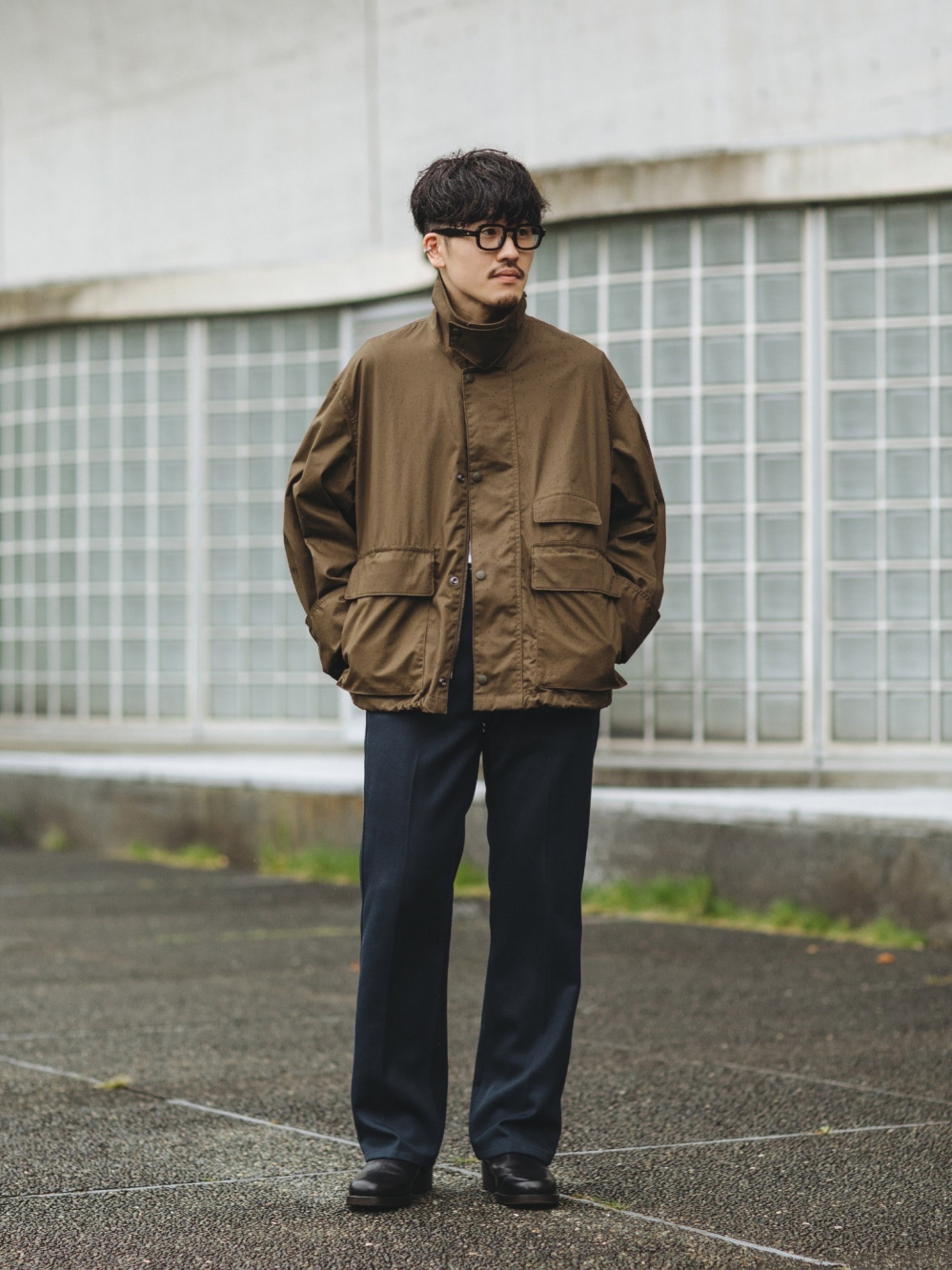 22aw UNIQLO U ユーティリティ ショート ブルゾン ジャケット L www