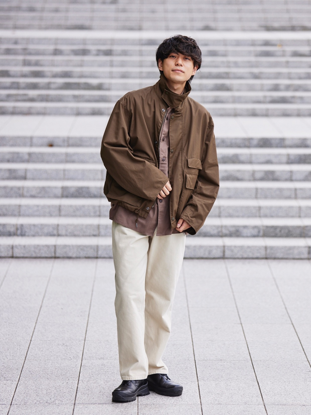 22aw UNIQLO U ユーティリティ ショート ブルゾン ジャケット S - アウター