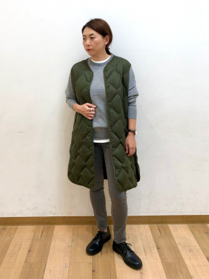 ユニクロ　 ウルトラライトダウン　ロングベスト 3XL オリーブ　新品未使用 中古・古着通販】UNIQLO (ユニクロ) ウルトラライトダウンロング