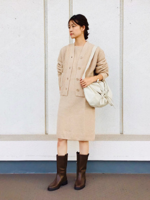 ユニクロ公式 | プレミアムラムリブカーディガン（長袖）