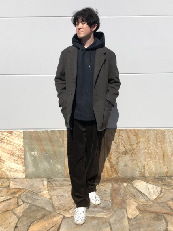 UNIONSLACKS 104 CORDUROY ユニオンスラック 104｜ブラック