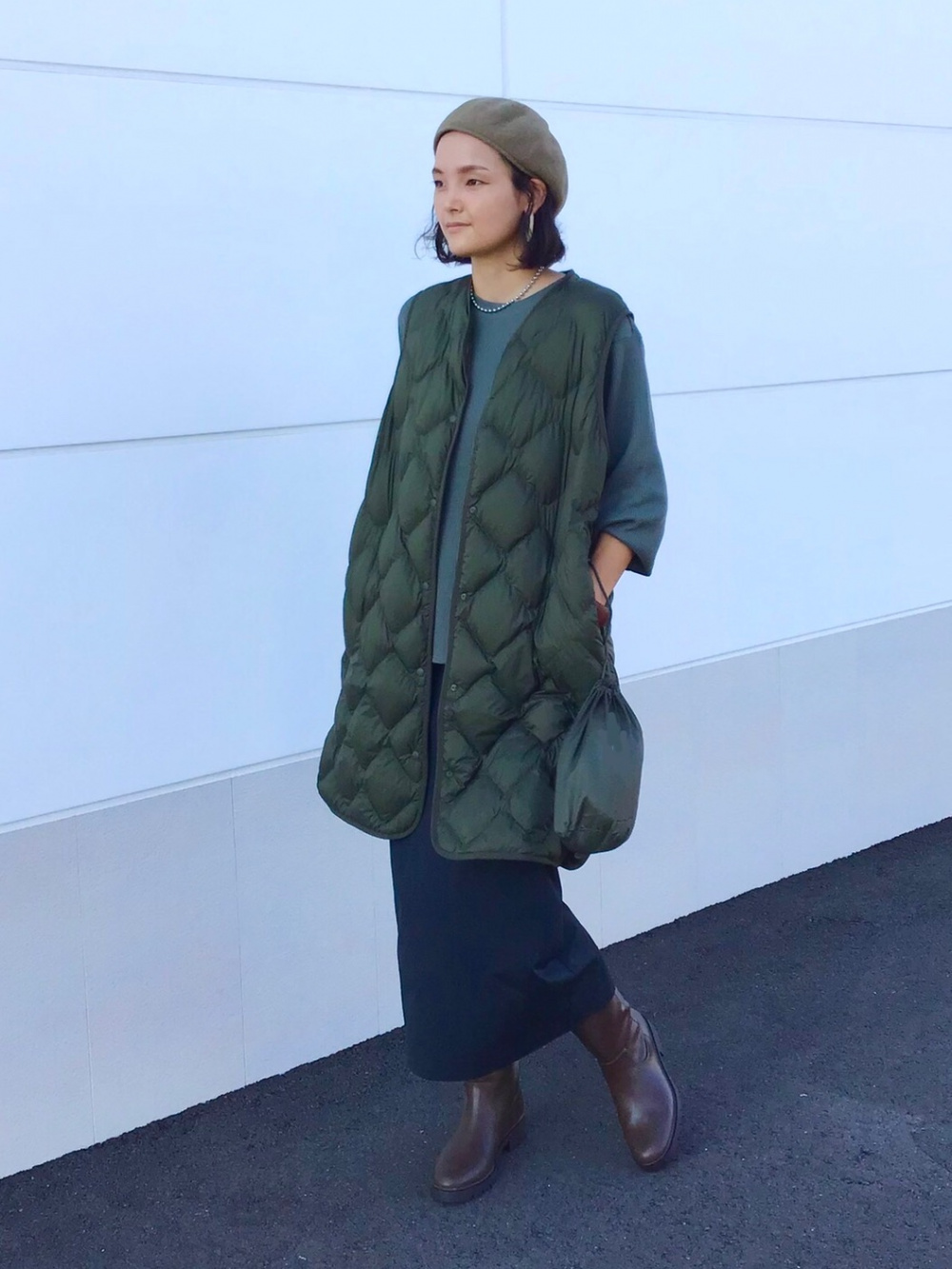 ウルトラストレッチアクティブナローマキシスカート（丈標準86～90cm