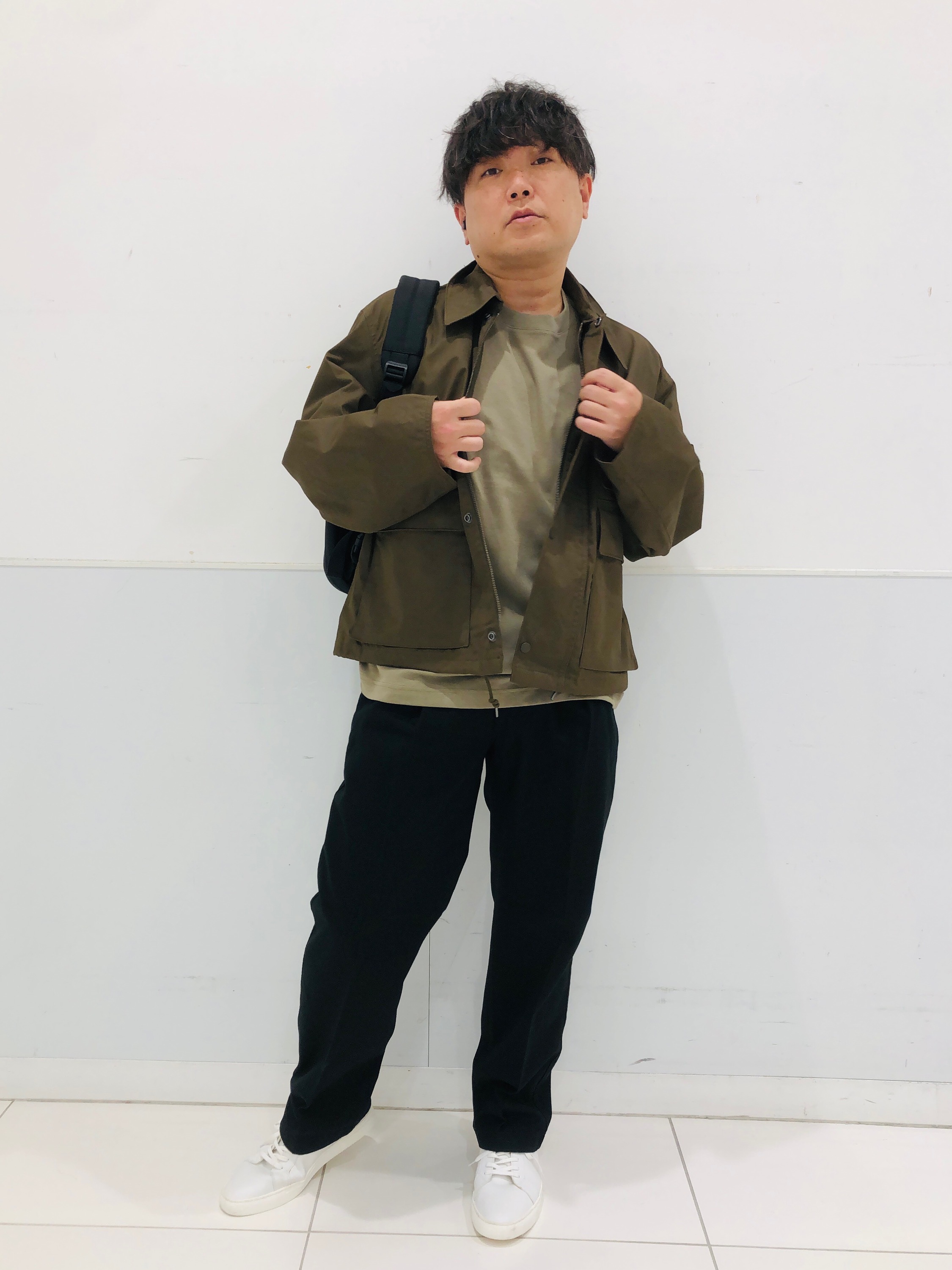 UNIQLO U】23aw即完リバーシブルスタンドジャケットショートブルゾン