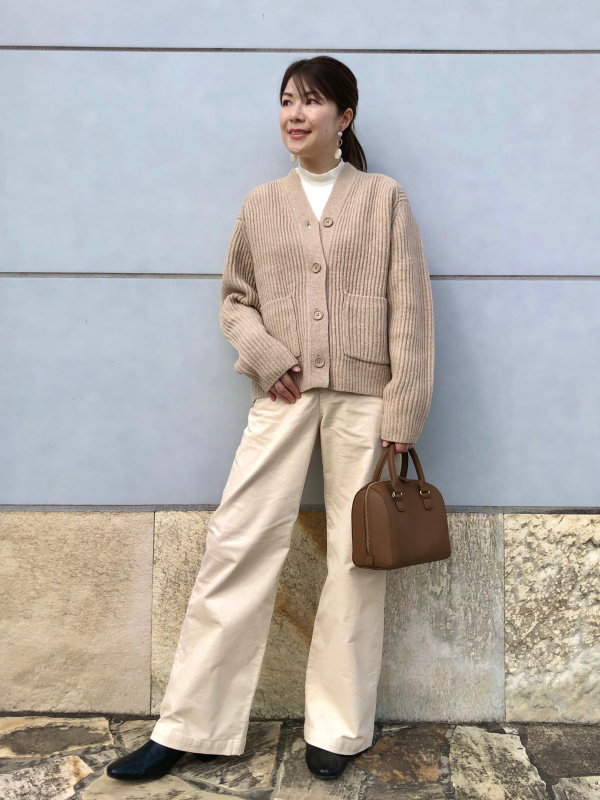 ユニクロ公式 | コーデュロイワイドパンツ（丈長め76cm）