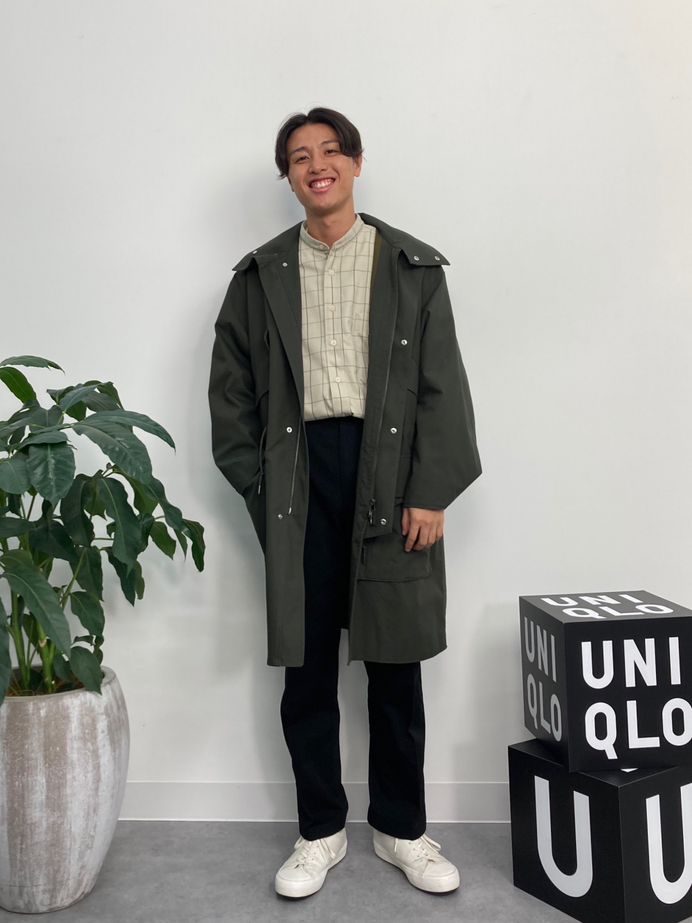 ユニクロU フーデットコート 22AW-