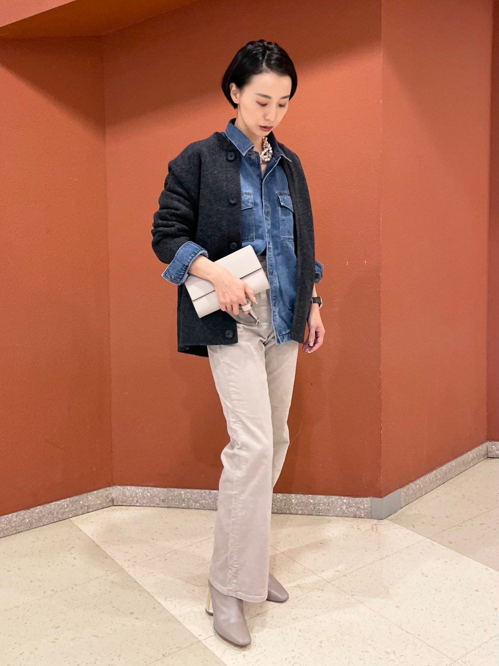 LEMAIRE ルメール シャツジャケット 48 ドリス ルメール/シャツジャケット LEMAIRE ルメール シャツジャケット