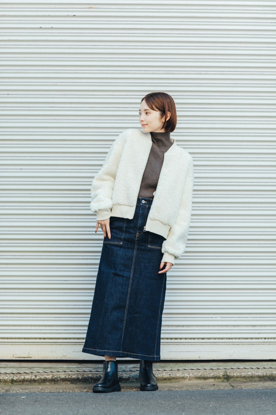 ユニクロ　防風　アウター　フリース　リブ　ブルゾン　ホワイト　大きいサイズ　XL ユニクロ 防風 アウター フリース リブ ブルゾン ホワイト