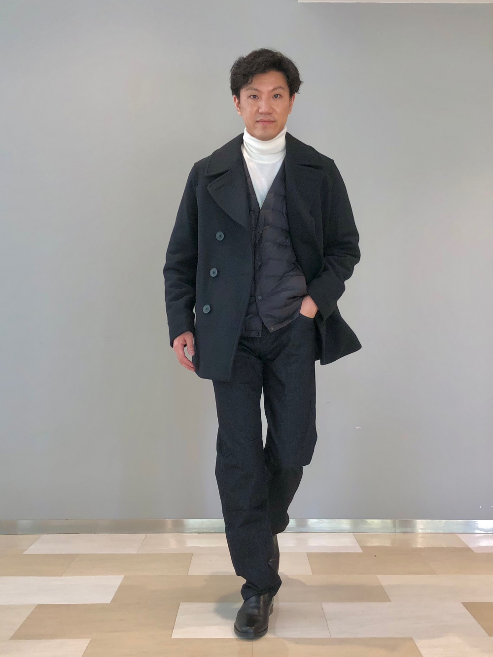 UNIQLO - 新品 ユニクロ ＋j ダブルフェイスピーコート Mサイズ