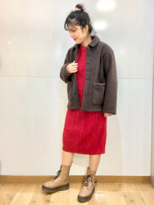 リンクコーデ 【新品】UNIQLO 防風アウターフリースショートコート 親子で◎UNIQLOキッズアウター | LEE