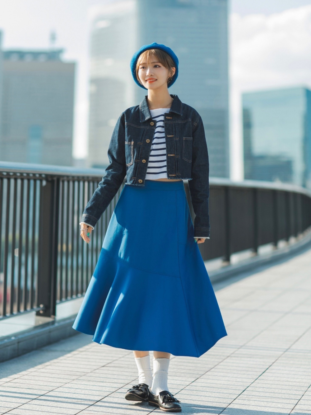 UNIQLO and JW ANDERSON ハイウエストフレアスカート（ユニクロ UNIQLO 