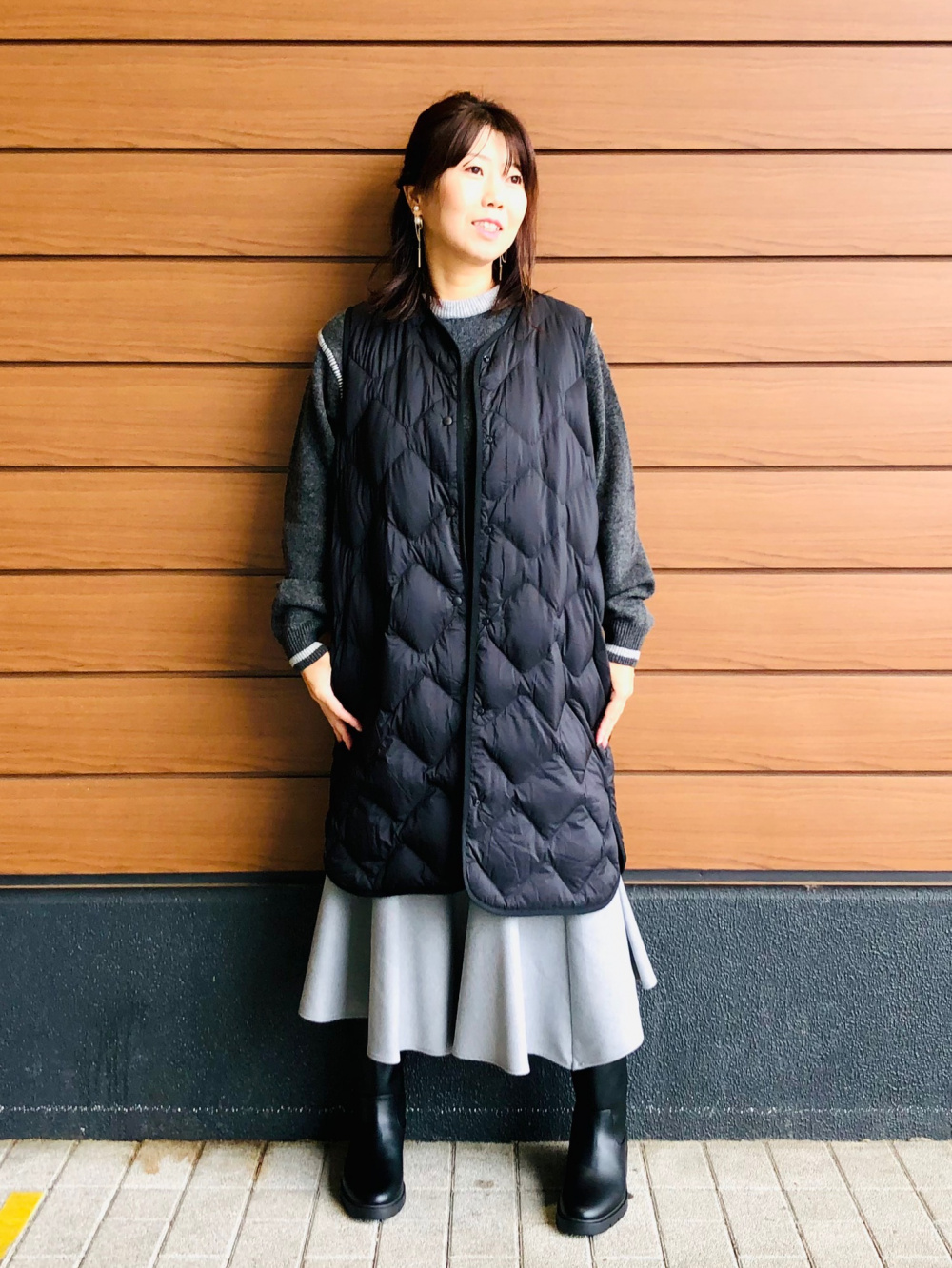 UNIQLO ウルトラライトダウン ロングベスト 黒 XL BLACK ユニクロ公式 | ウルトラライトダウンロングベスト(レディース)