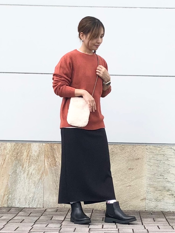 スカート2018 ニットファッションセータースカート★A56