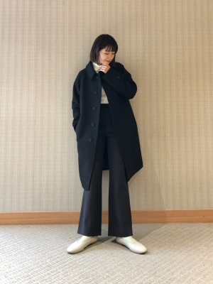 シングルブレスト ロングコート M〜2XL スリム ユニクロ公式 | シングルブレストコート