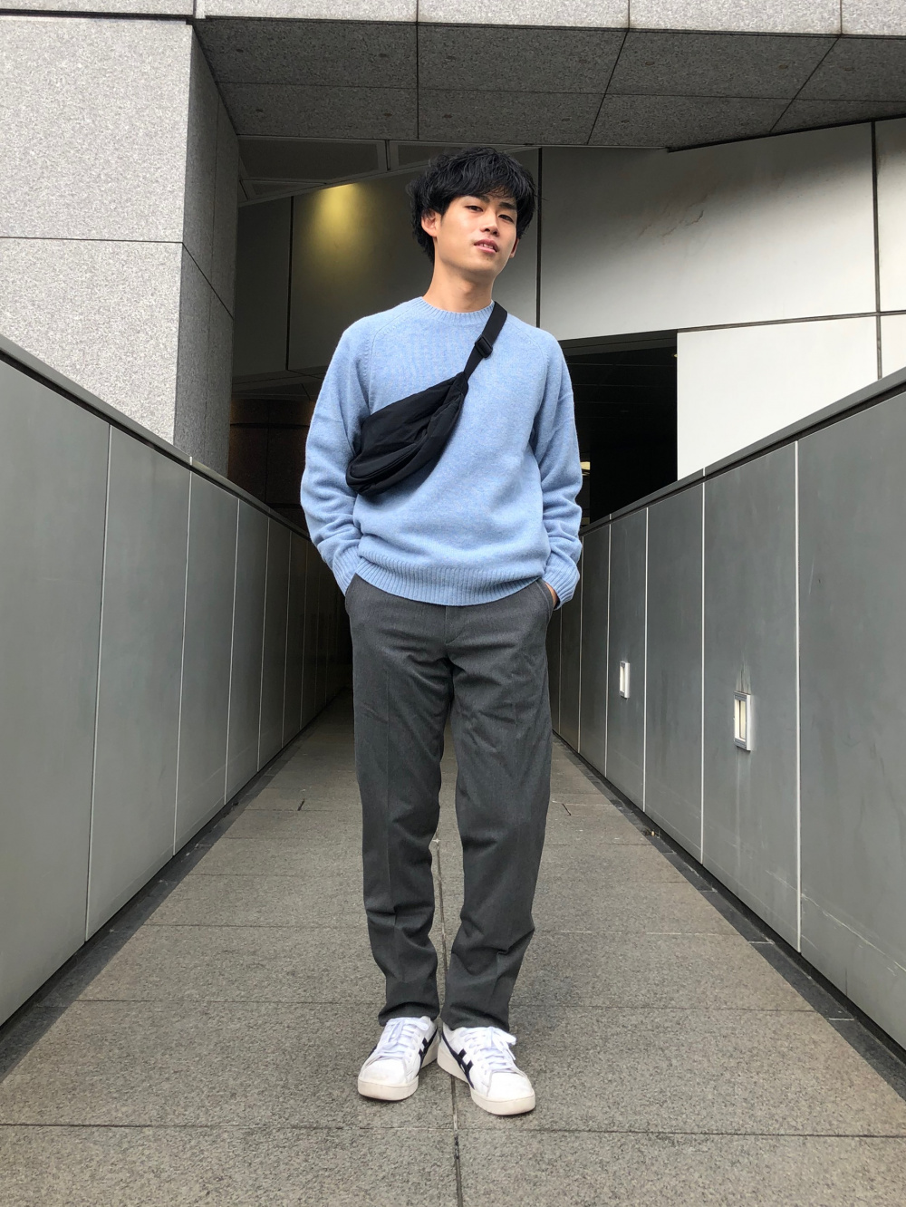 ヒートテック ストレッチスリムフィットパンツ(チドリ柄) 未使用タグ付 UNIQLO×JWANDERSON ストレッチスリムフィットパンツ
