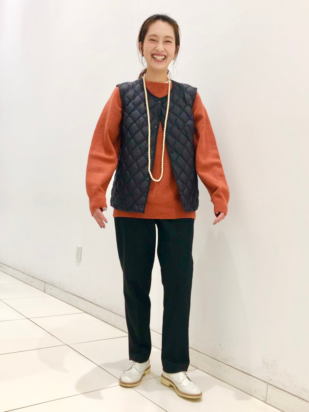 パフテックキルティングベスト/ウォームパデッド、3Dスフレヤーン