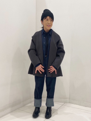 ユニクロ公式 | デニムシャツ（ボタンダウンカラー・長袖）