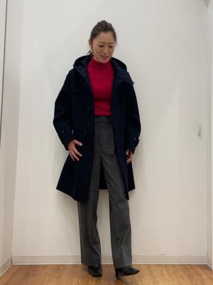 未使用タグ付　ユニクロ　ダッフルコート　静電気軽減加工　大きいXL ユニクロ公式 | ダッフルコート