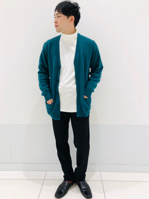 ヒートテックフリースモックネックTシャツ（長袖）、ヒートテック