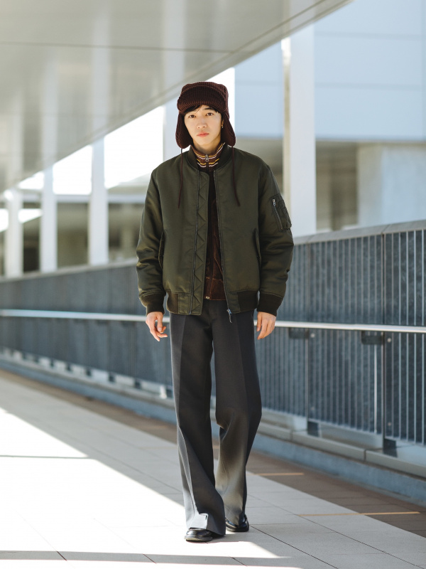 見事な創造力見事な創造力MA-1 ナイロンジャケット ストリート