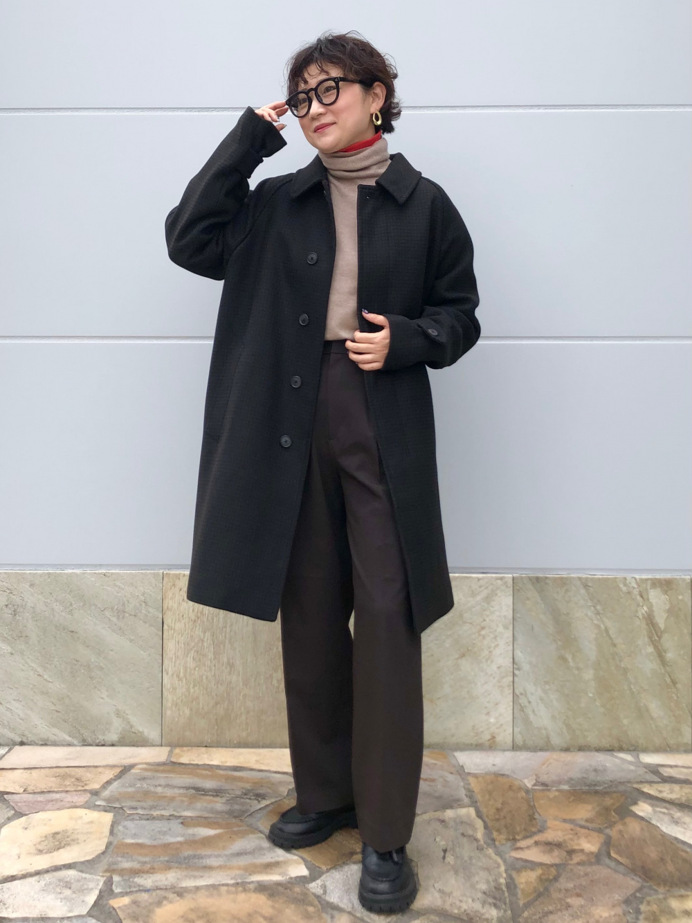 UNIQLO Cユニクロシー 感動タックワイドパンツ ジャケット セットアップ 感動ジャケット（リラックスフィット） セットアップ可能