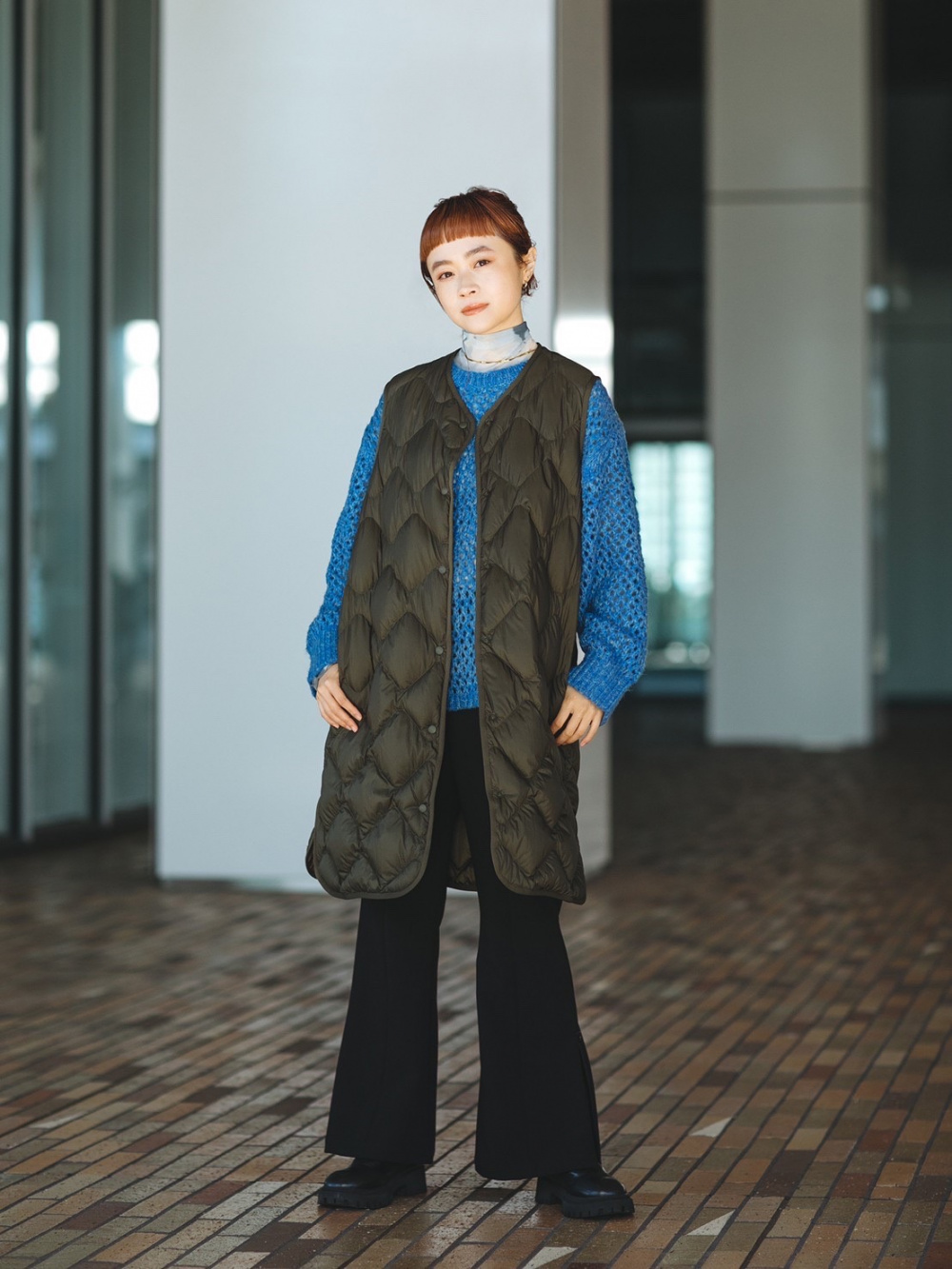 ウルトラライトダウンロングベスト」の着用コーディネート| ユニクロ公式