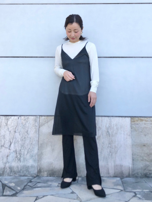 mamekurogouchi マメクロゴウチ　シースルーブラックビスチェ mame - sale!新品タグ付☆UNIQLOマメクロゴウチ☆3Dスフレヤーン