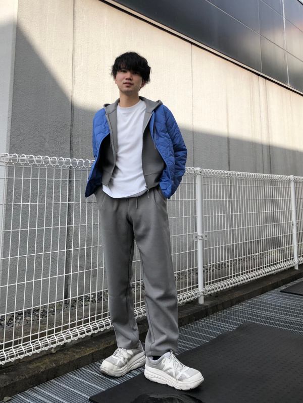 ドライスウェットクルーシャツ（長袖）セットアップ可能、ドライ