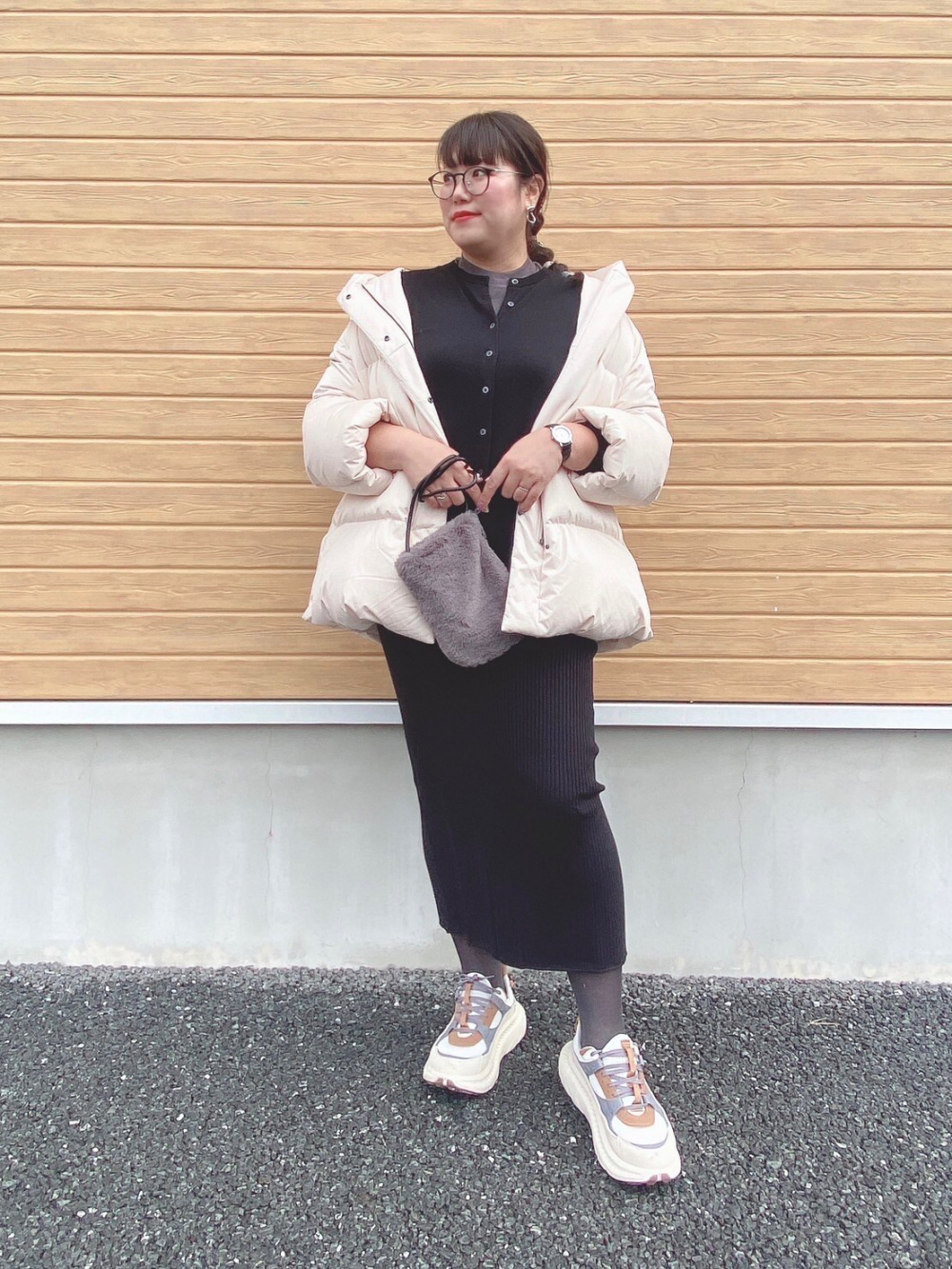 パウダーフィールダウンショートコート」の着用コーディネート