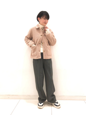 ユニクロ公式 | GIRLS 防風アウターフリースショートコート