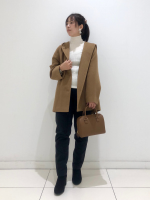 ユニクロ公式 | 3Dエクストラファインメリノリブハイネックセーター