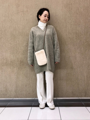 ユニクロ公式 | イージーフレアレギンスパンツ（丈短め67cm）